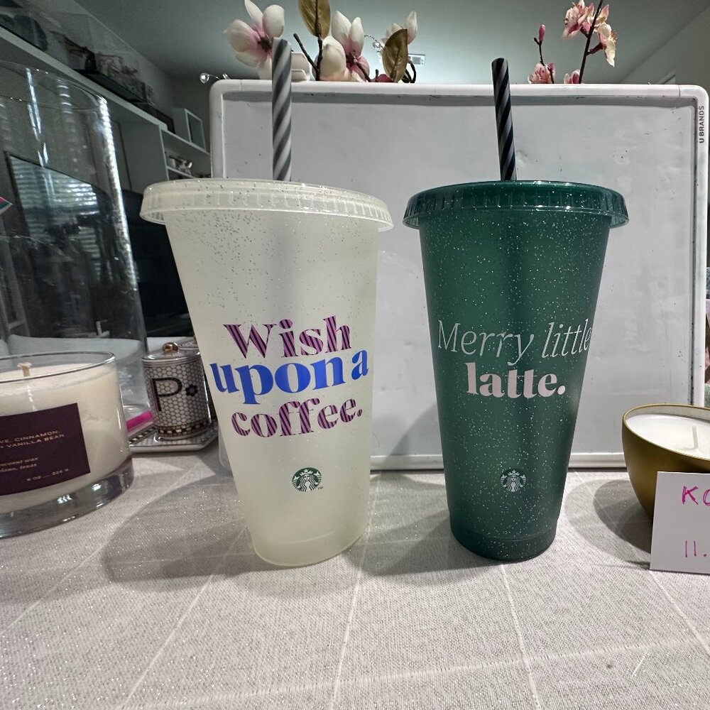 Starbucks holiday cups